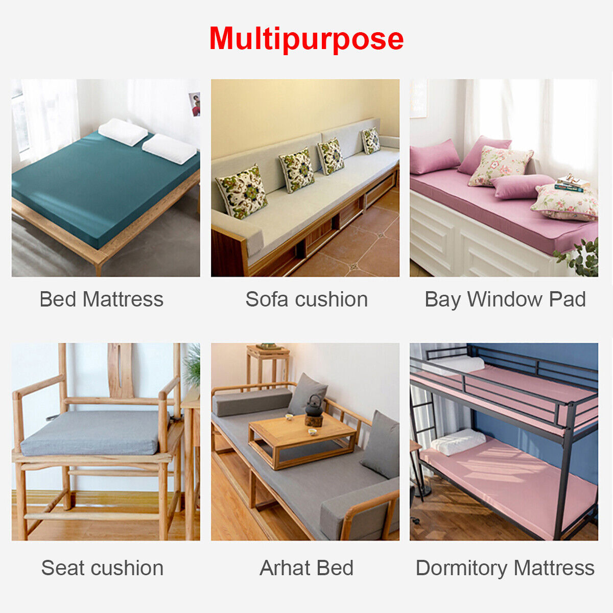 CUSTOMIZED FOAM SHEETS, CUT TO ANY SIZE, (Firm Foam)High Density, DIY