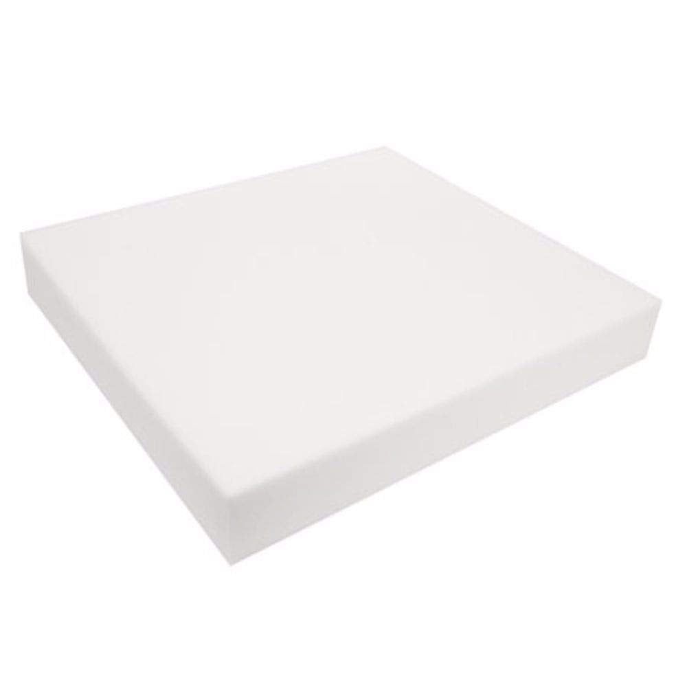 Foamma 2" x 16" x 16" High Density Upholstery Foam, Chair Cushion Square Foam for Dinning Chairs, Wheelchair Seat Cushion Replacement