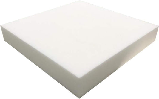 Foamma 2" x 16" x 16" High Density Upholstery Foam, Chair Cushion Square Foam for Dinning Chairs, Wheelchair Seat Cushion Replacement