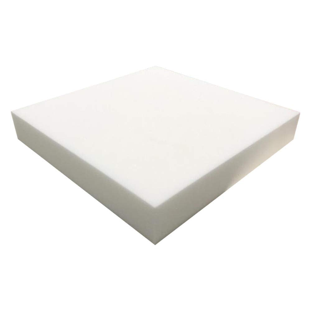 Foamma 2" x 16" x 16" High Density Upholstery Foam, Chair Cushion Square Foam for Dinning Chairs, Wheelchair Seat Cushion Replacement