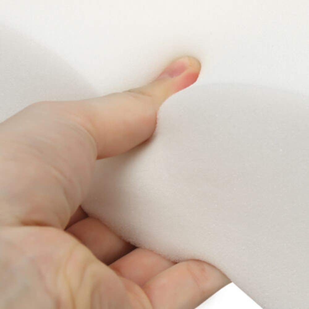 Foamma 2" x 16" x 16" High Density Upholstery Foam, Chair Cushion Square Foam for Dinning Chairs, Wheelchair Seat Cushion Replacement
