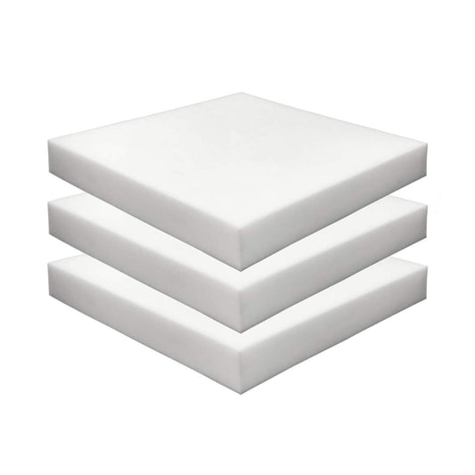 Foamma Multipack-Pack 2" x 16" x 16" High Density Upholstery Foam, Chair Cushion Square Foam for Dining Chairs, Wheelchair Seat Cushion Replacement
