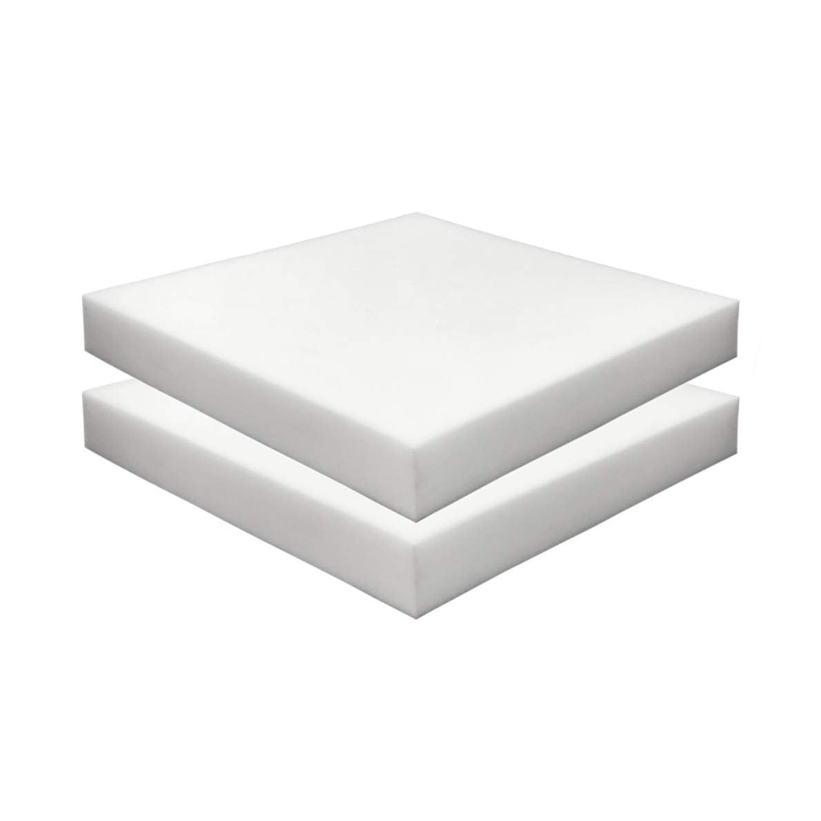 Foamma Multipack-Pack 2" x 16" x 16" High Density Upholstery Foam, Chair Cushion Square Foam for Dining Chairs, Wheelchair Seat Cushion Replacement