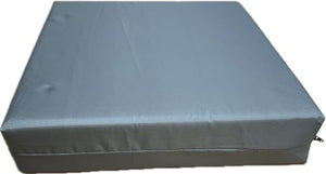 Deep Pressure Relief Memory Foam, Seat Pad, Wheelchair Cushion, waterproof cover (Black, 16" x 18" x 4")