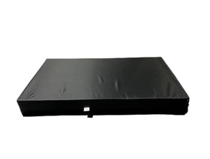 Deep Pressure Relief Memory Foam, Seat Pad, Wheelchair Cushion, waterproof cover (Black, 16" x 18" x 4")