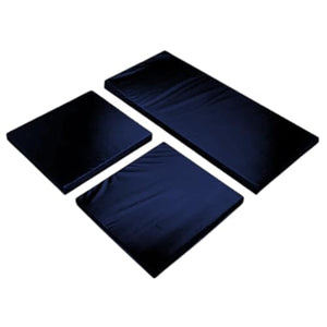Foamma Outdoor Garden Replacement Rattan Furniture Sofa & Cushions Pads - Cushion Set with Waterproof Fabric - Plush and Durable (Madrid Sand, Cushion Set (2 x Chairs + 1 x Sofa))