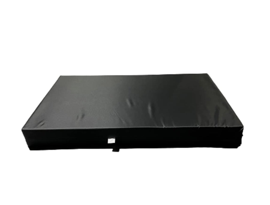 Deep Pressure Relief Memory Foam, Seat Pad, Wheelchair Cushion, waterproof cover (Black, 16" x 18" x 4")