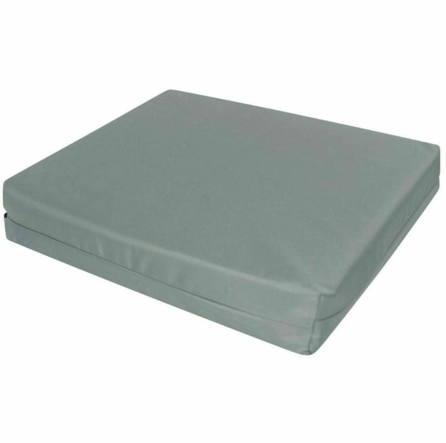 Deep Pressure Relief Memory Foam, Seat Pad, Wheelchair Cushion, waterproof cover (Black, 16" x 18" x 4")