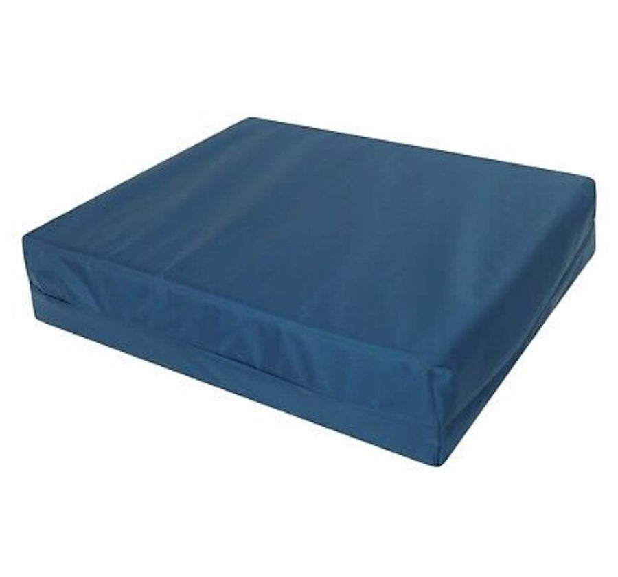 Deep Pressure Relief Memory Foam, Seat Pad, Wheelchair Cushion, waterproof cover (Black, 16" x 18" x 4")